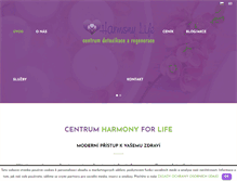 Tablet Screenshot of harmony-life.cz